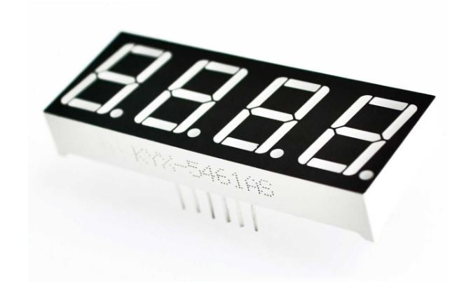 Rød LED-display-4 siffer