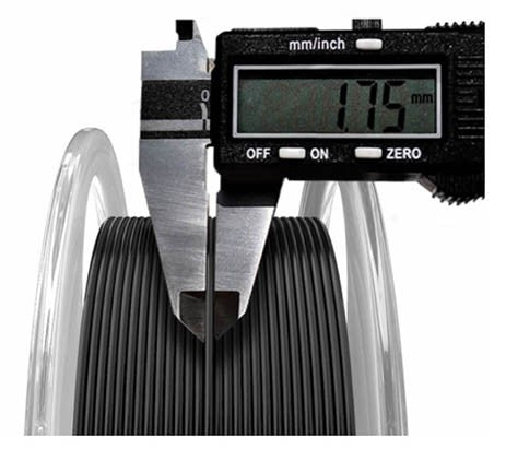 ABS Plus Svart 1.75mm 1kg