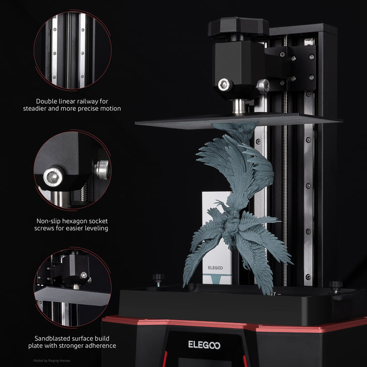 3D Utskrift med elegoo saturn 2