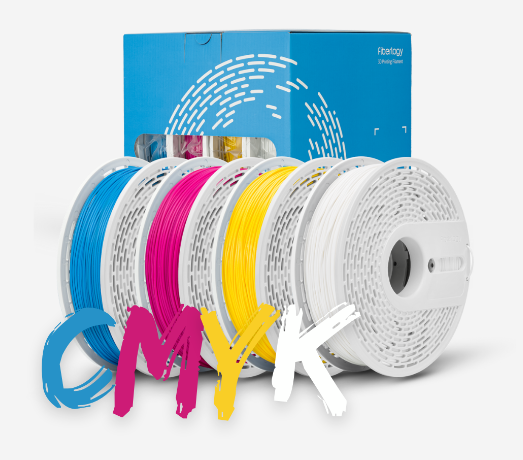 Fiberlogy CMYK filament set