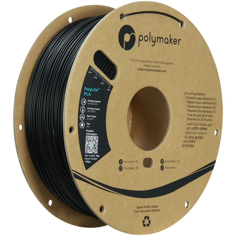 Polylite PLA Svart 1 Kg