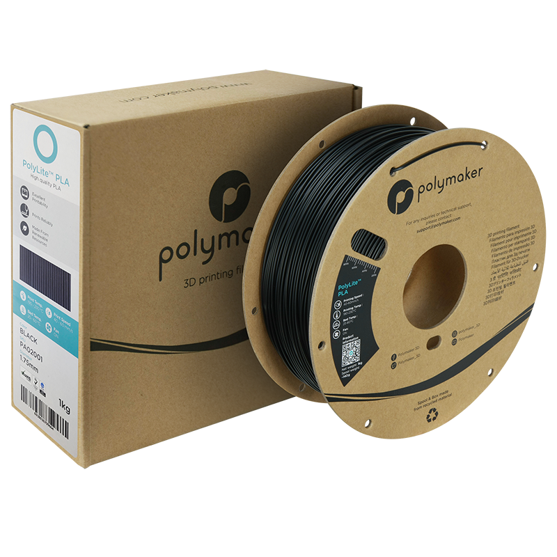 Polylite PLA Svart 1 Kg