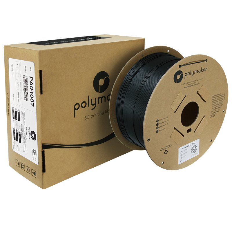 PolyTerra PLA kolsvart 3KG