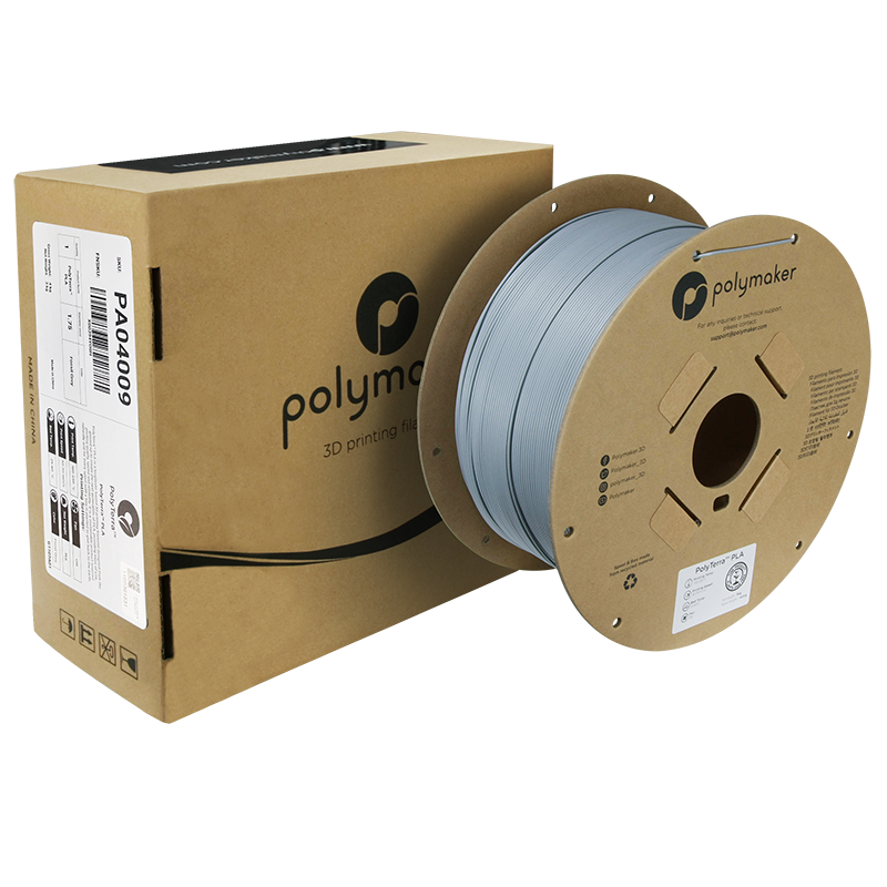 PolyTerra PLA Fosilgrå  3KG