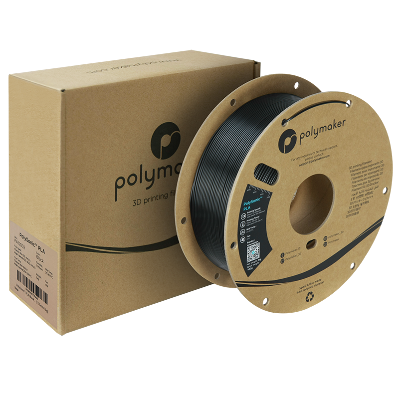 Polysonic PLA Svart - High speed filament