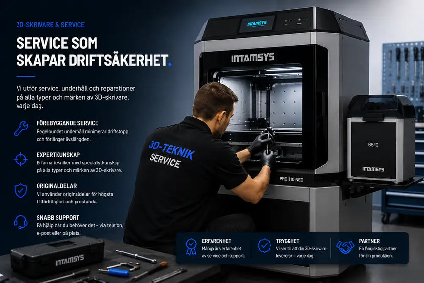 3Dskrivare service 3dpart.se