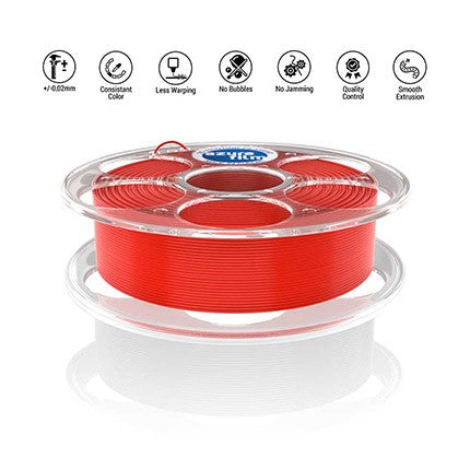 ABS Plus Red 1.75mm 1kg