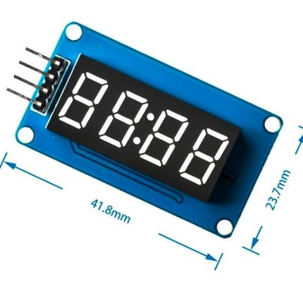 4 bit led clock display