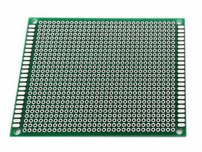 PCB med lödningspunkter 7*9cm