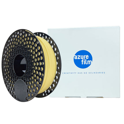Matt PLA filament gul banan