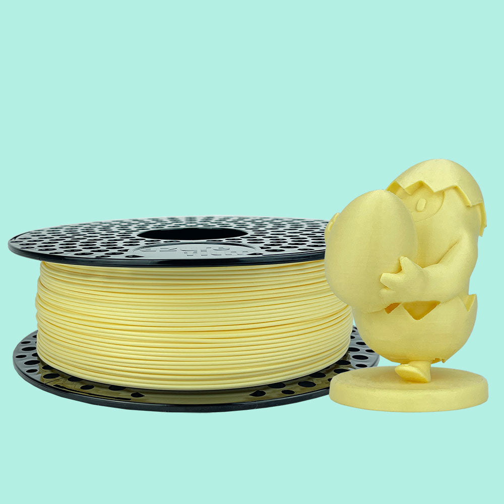 3D Utskrift i matt pla gul banan