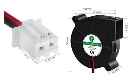 Radial fan 50mm - 2pin