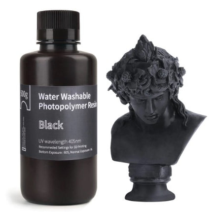 Elegoo Resin Water Washable Svart 1kg